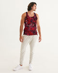 Crimson Chroma (Red) Men's All-Over Print Tank