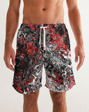 Scarlett Ghost (Black) Men's All-Over Print Swim Trunk