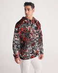 Scarlett Ghost (Black) Men's All-Over Print Hoodie