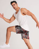 Scarlett Ghost (Black) Men's All-Over Print Jogger Shorts