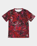 Crimson Chroma (Red) Kids  All-Over Print Tee