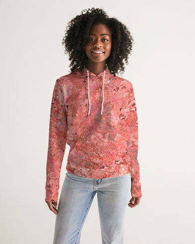 Roseate Clouds (Pink) Women's All-Over Print Hoodie