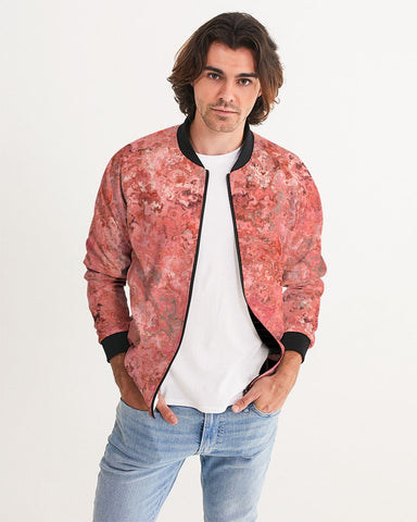 Roseate Clouds (Pink) Men's All-Over Print Bomber Jacket