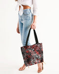 Scarlett Ghost (Black) Canvas Zip Tote