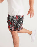 Scarlett Ghost (Black) Men's All-Over Print Jogger Shorts