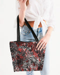 Scarlett Ghost (Black) Canvas Zip Tote