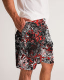 Scarlett Ghost (Black) Men's All-Over Print Jogger Shorts